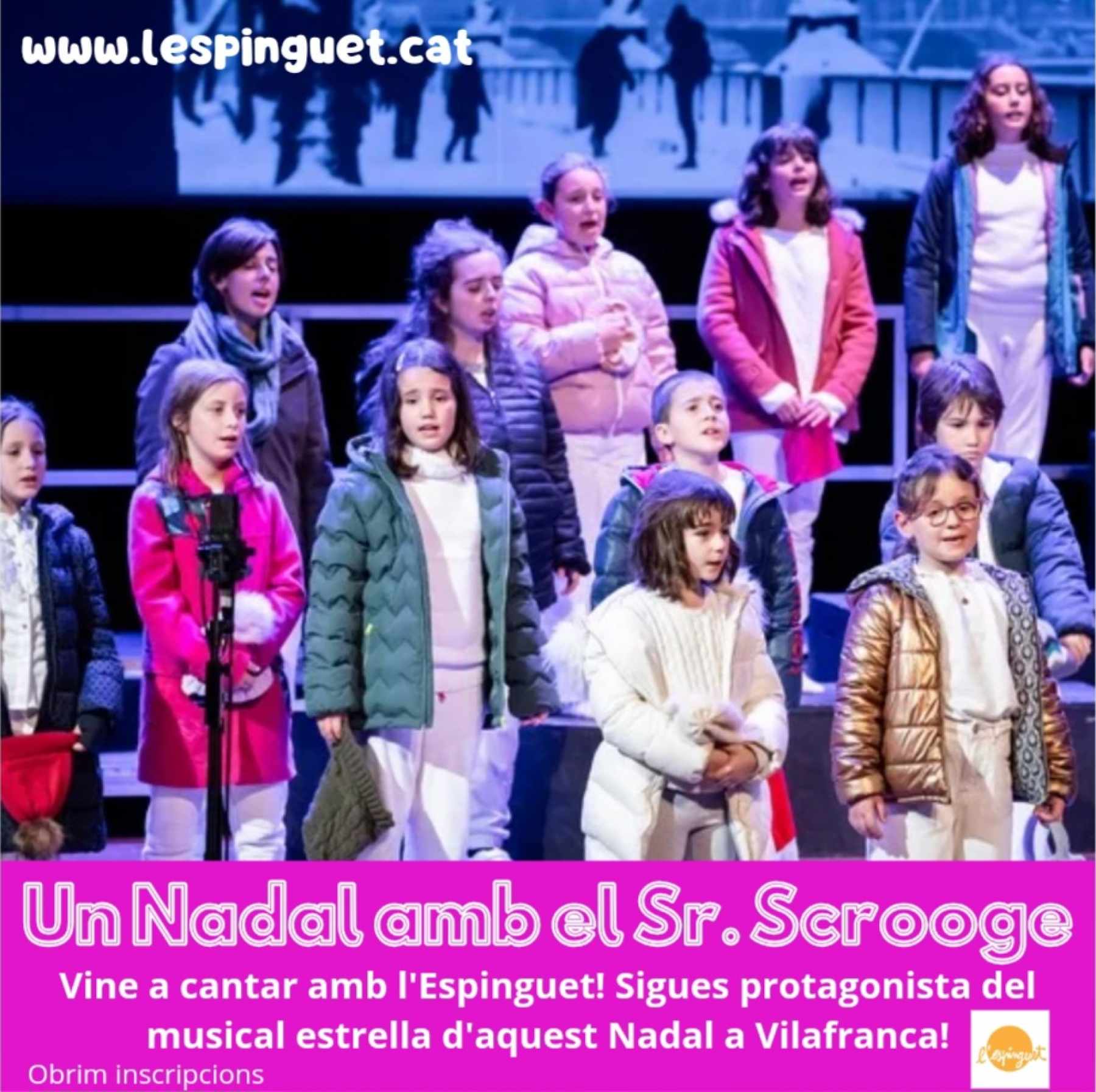 Aquest Nadal, torna el Senyor Scrooge! Vols ser-ne protagonista? Vine a l'Espinguet!